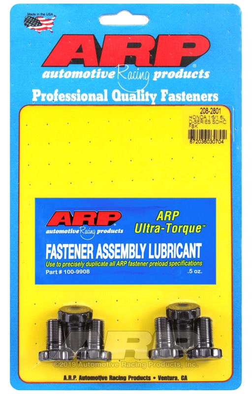 ARP 208-2801 for Honda D Series 1.5L/1.6L SOHC Flywheel Bolt Kit