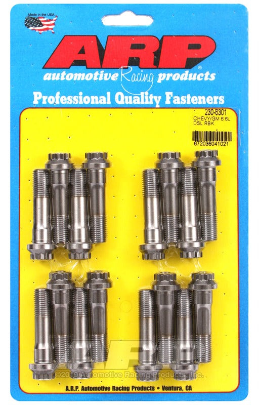 ARP 230-6301 for Chevy/GM 6.6L Duramax Diesel Rod Bolt Kit
