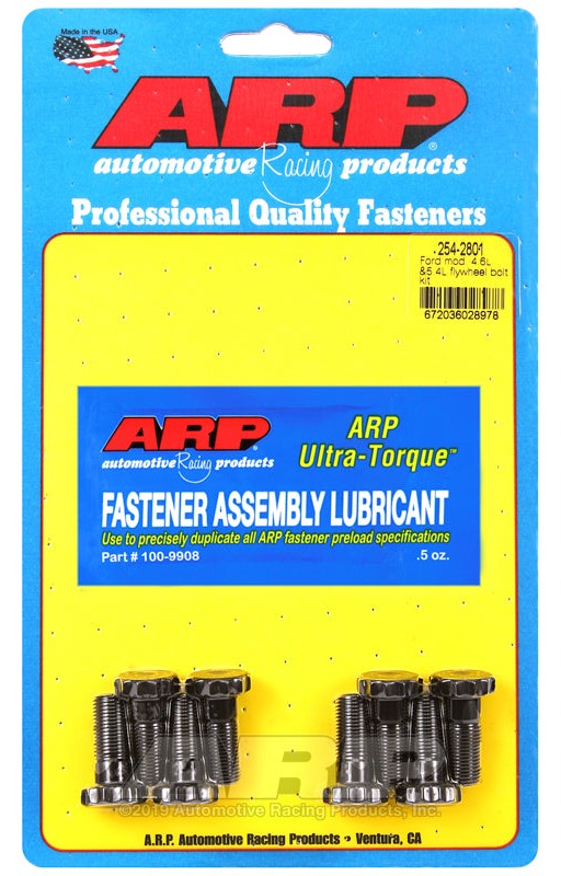 ARP 254-2801 for Ford 4.6/5.4L Modular V8 M10x1.0 Thread Size Flywheel Bolt Kit