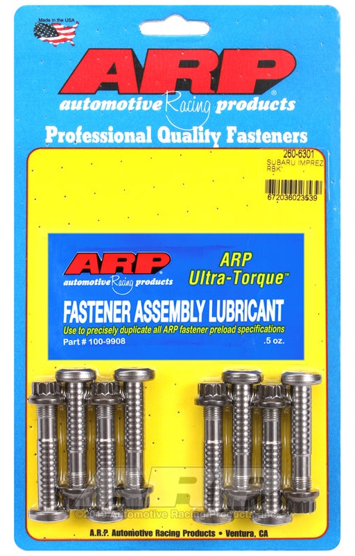 ARP 260-6301 for Subaru EJ Series PressFit Rod Bolt Kit