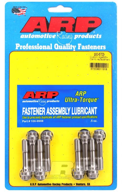ARP 300-6703 Custom Age 625+ Rod Bolts for Carrillo Replacement
