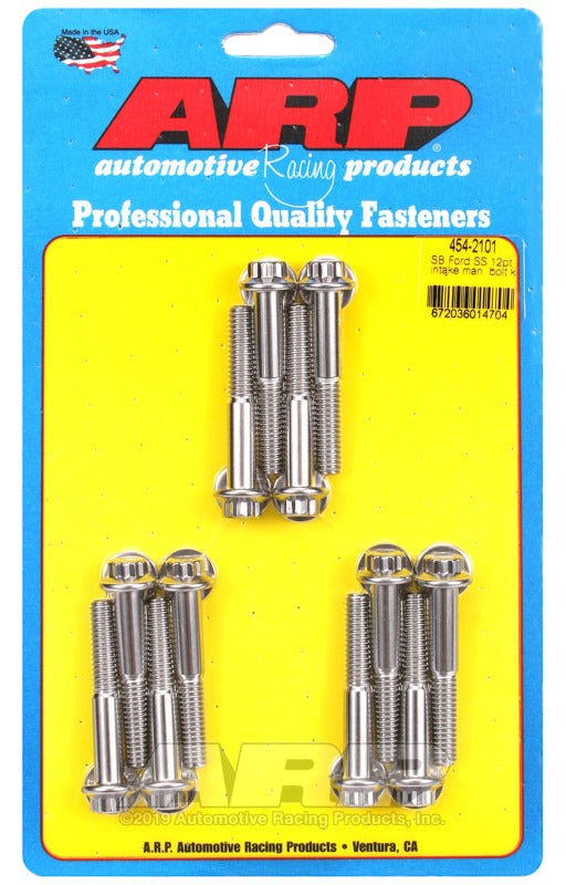 ARP 454-2101 for SB Ford SS 12pt Intake Manifold Bolt Kit