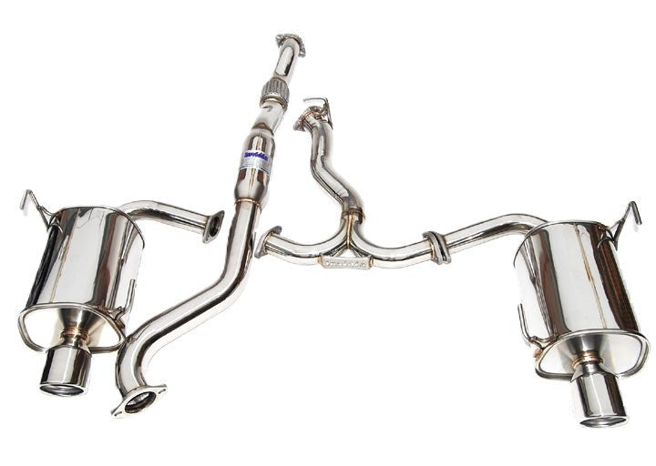 Invidia HS14SFXG3S 14-Up Subaru Forester XT Q300 Dual Rolled S.S.Tips Cat-Back Exhaust