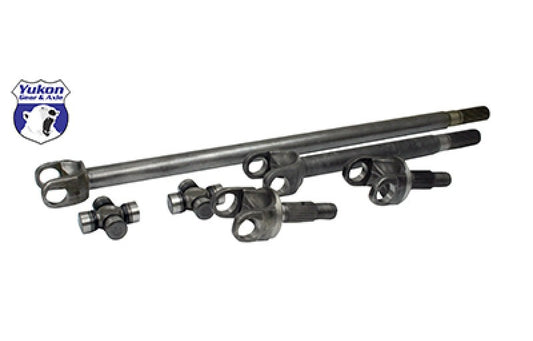 Yukon Gear & Axle YA W26014 Front 4340 Chrome-Moly Replacement Axle Kit For 85-88 Ford / Dana 60 w/ 35 Splines