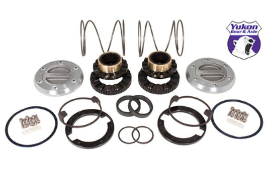 Yukon Gear & Axle YHC70007 Hardcore Locking Hub Set For GM 8.5in Front & Dana 44 / 19 Spline