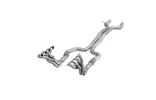 Kooks 2313F632 for 2022 Cadillac CT5V 2in x 3in SS Longtube Headers and Green Catted SS X-Pipe