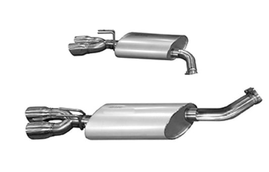 Kooks 25106100 for 14 Chevy SS LS3 6.2L OEM 3in Axleback Exhaust. w/and Quad 3in Slash Cut Pol Tips