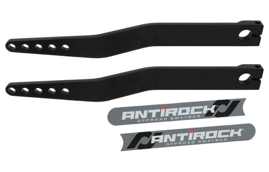 RockJock Antirock Sway Bar Fabricated Steel Arms (19.25in Long, Bent)