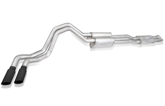 Stainless Works for 2020-2027 Ford F-250/F-350 7.3L 304SS Legend Catback with 4in Matte Black Tips