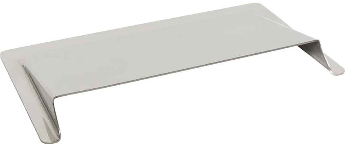 Kentrol 30589 Hood Vent Air Scoop for 2007-2018 Jeep Wrangler JK - Polished Silver
