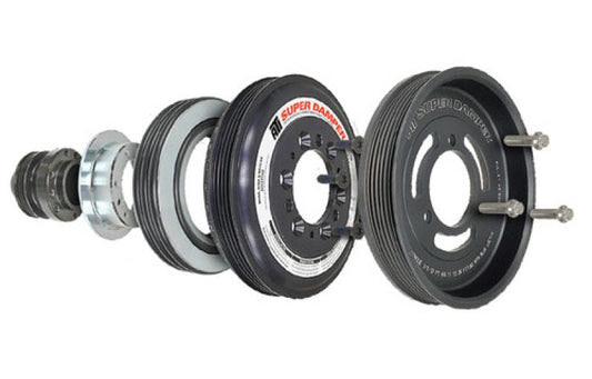 ATI Performance Products 918645 Super Damper Harmonic Balancer 7.525 in Aluminum 4/3 Groove for 2014-2018 Chevrolet Silverado / Tahoe, GMC Sierra / Yukon, Cadillac Escalade (6.2L L86)