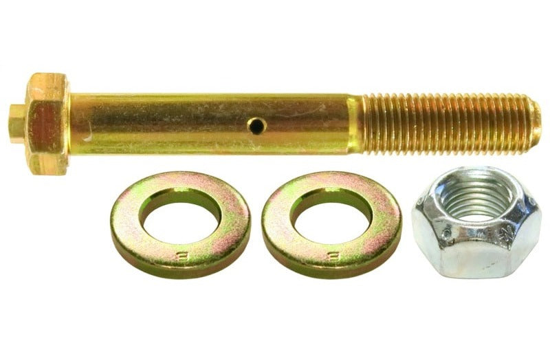 RockJock 7/16in Greasable Bolt with Hardware (3 1/4in Long, Flat Zerk)