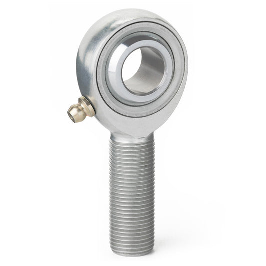 QA1 K Series 3-Pc Rod End - Male/Right Hand - .75in Bore x 3/4-16 w/Zerk - Carbon Steel