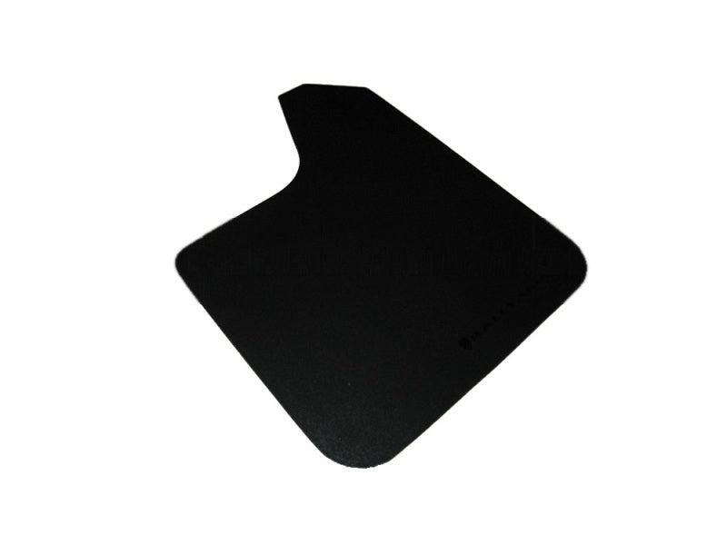Rally Armor Basic Mud Flaps - Universal - Black/Black Logo - #MF12-BAS-BLK