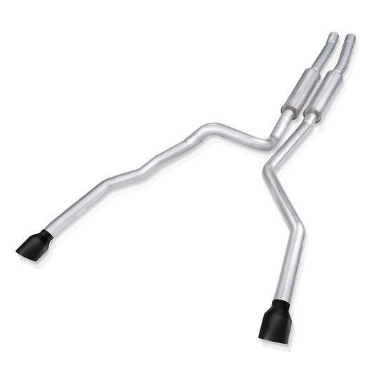 Stainless Works for 2021-2024 Ram 1500 TRX 6.2L Legend Catback with Matte Black Tips
