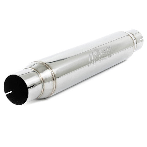 MBRP R1017 3in Inlet/Outlet 22in Body 26in Overall Length T304 Stainless Steel Resonator