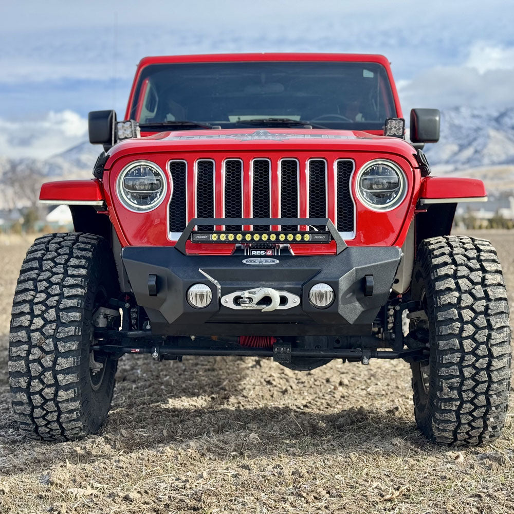 Rock Slide Engineering for Jeep Wrangler JL & Gladiator JT Appalachian Stubby Front Bumper