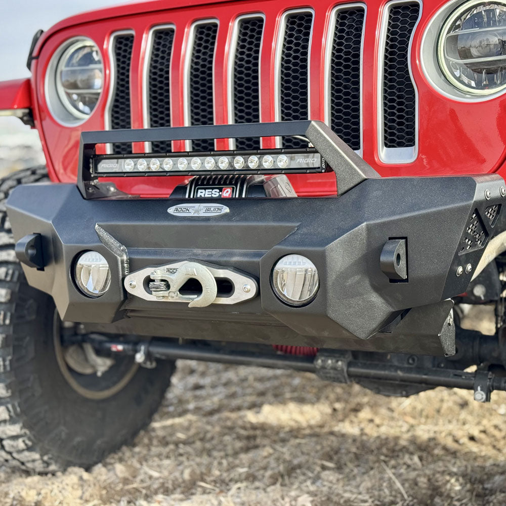 Rock Slide Engineering for Jeep Wrangler JL & Gladiator JT Appalachian Stubby Front Bumper