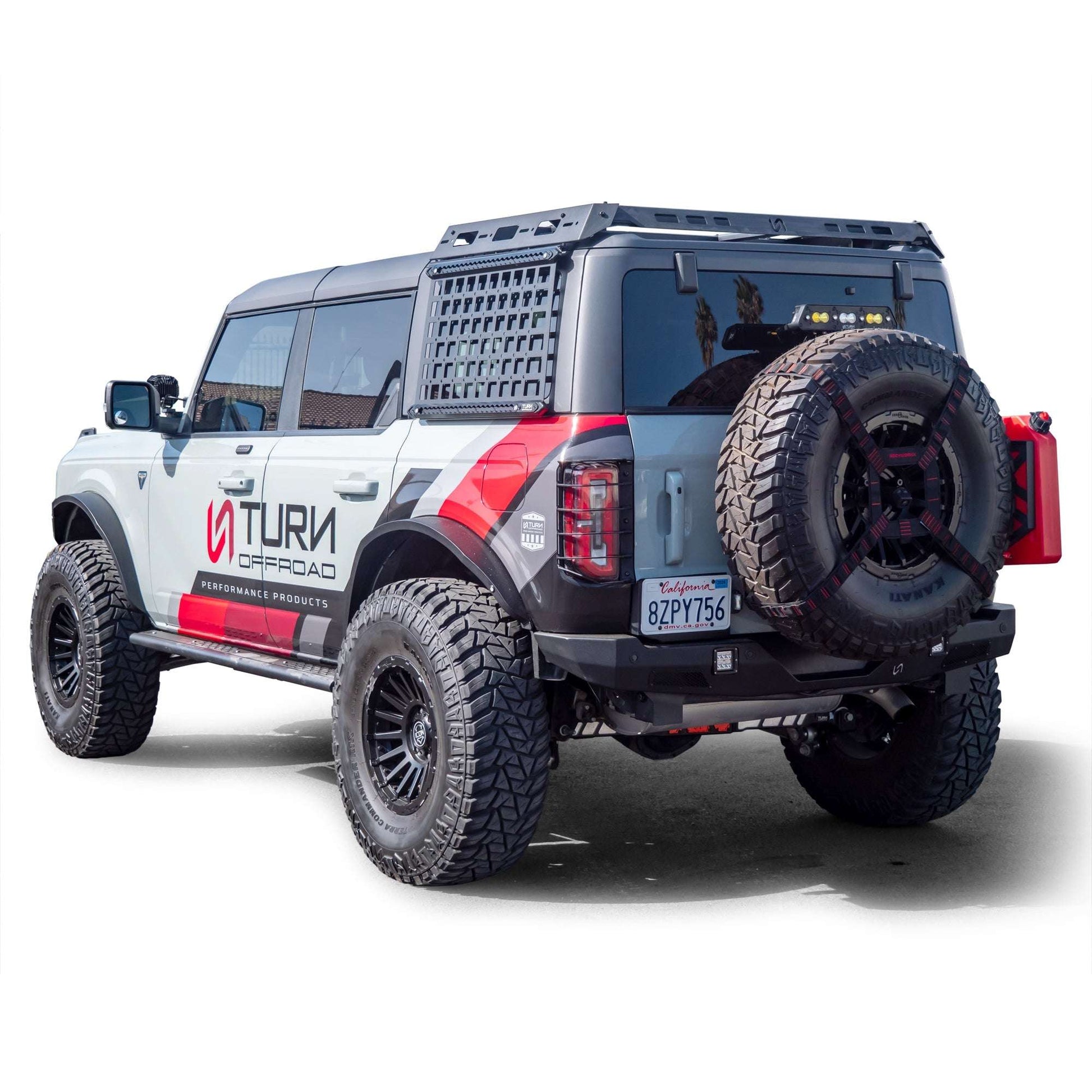 Turn Offroad EA10-M4 for 2021+ Ford Bronco 4dr Side MOLLE Panels for OE Hard Top
