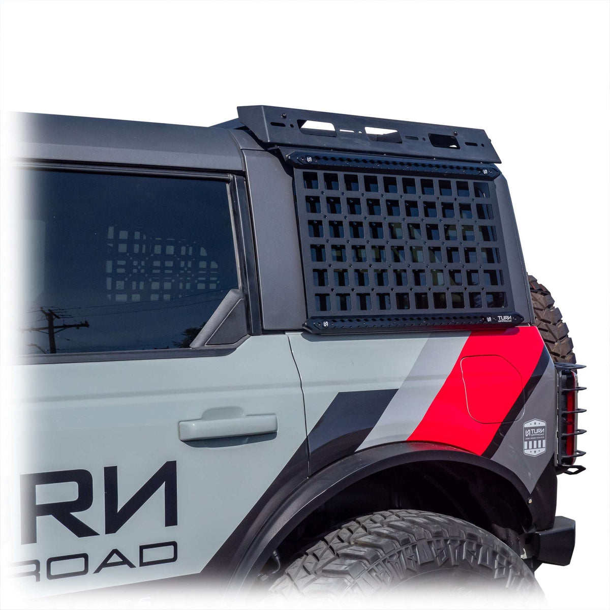Turn Offroad EA10-M4 for 2021+ Ford Bronco 4dr Side MOLLE Panels for OE Hard Top