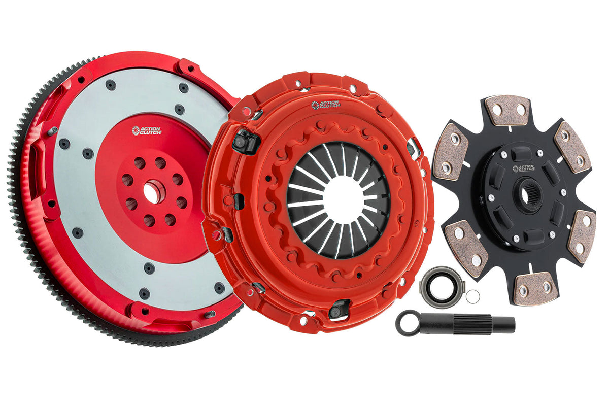 Action Clutch ACR-3421-AL Stage 3 Clutch Kit (1MS) with Aluminum Lightweight Flywheel for 2022 Honda Civic Si 1.5L (L15B7) Turbo