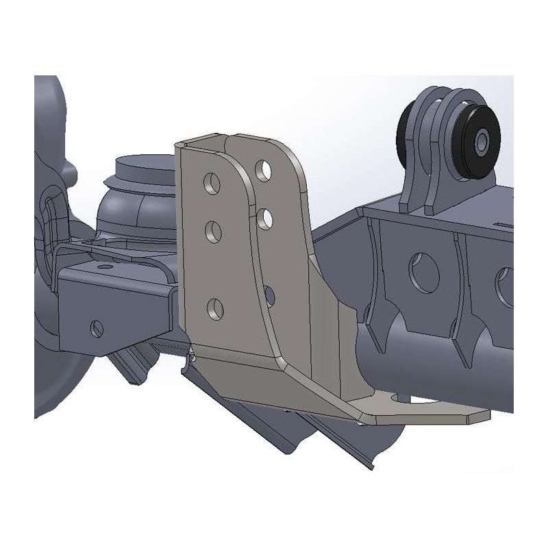 Artec Industries TJ3013 Raised Track Bar Bracket Front Axle for 1997-2006 Jeep Wrangler TJ