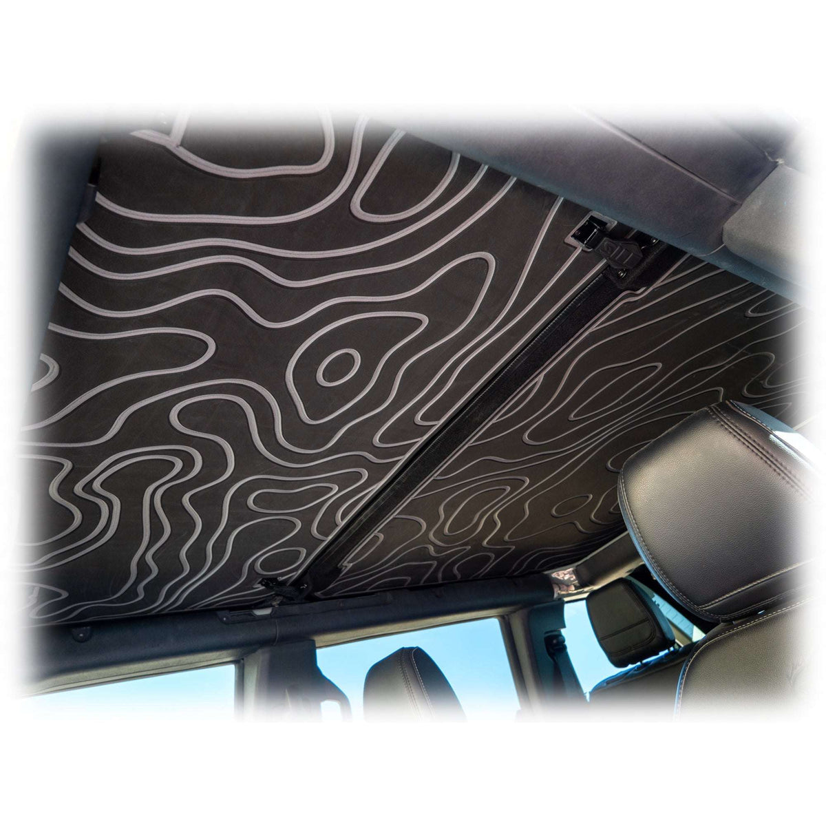 Turn Offroad HTBR-HL01 for 2021+ Ford Bronco TR10 Hardtop Foam Headliner Black