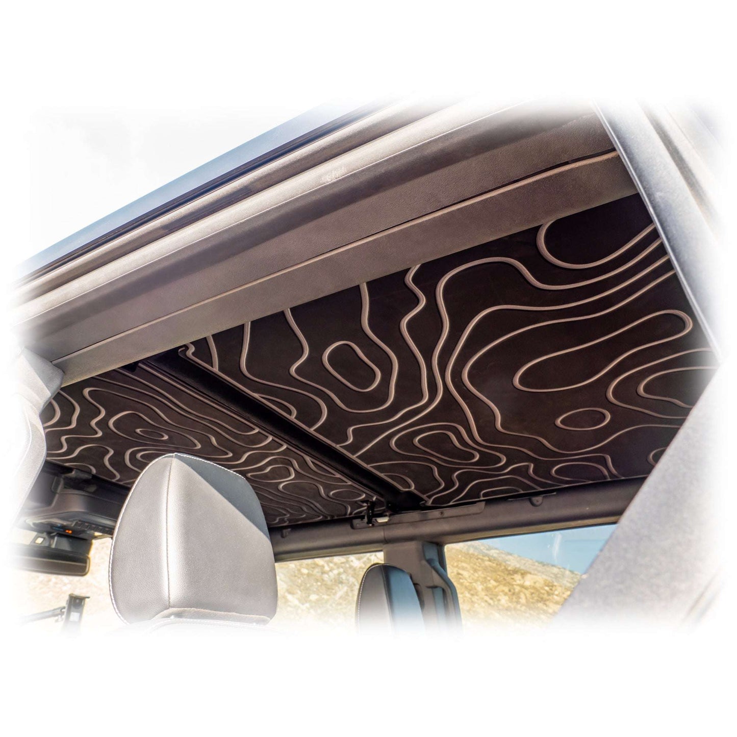 Turn Offroad HTBR-HL01 for 2021+ Ford Bronco TR10 Hardtop Foam Headliner Black
