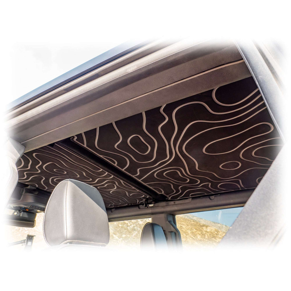 Turn Offroad HTBR-HL01 for 2021+ Ford Bronco TR10 Hardtop Foam Headliner Black