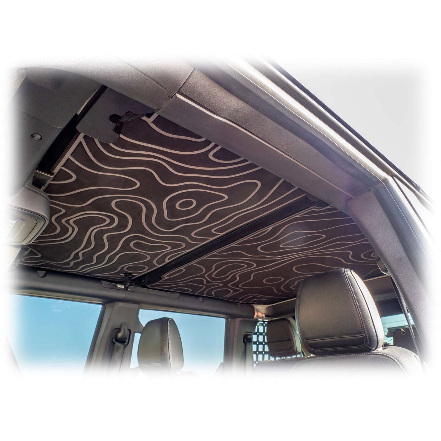 Turn Offroad HTBR-HL01 for 2021+ Ford Bronco TR10 Hardtop Foam Headliner Black