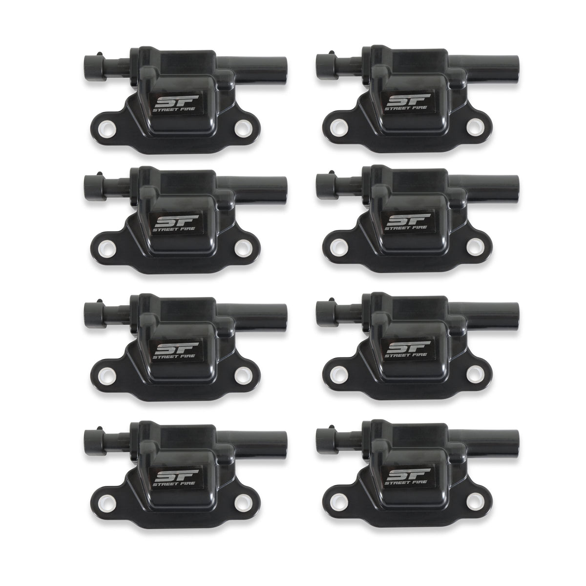 MSD 55118 Black, 8-Pack Street Fire Ignition Coils - GM LS 2005-2013 LS2/LS3/LS4/LS7/LS9 Square - 8-Pack