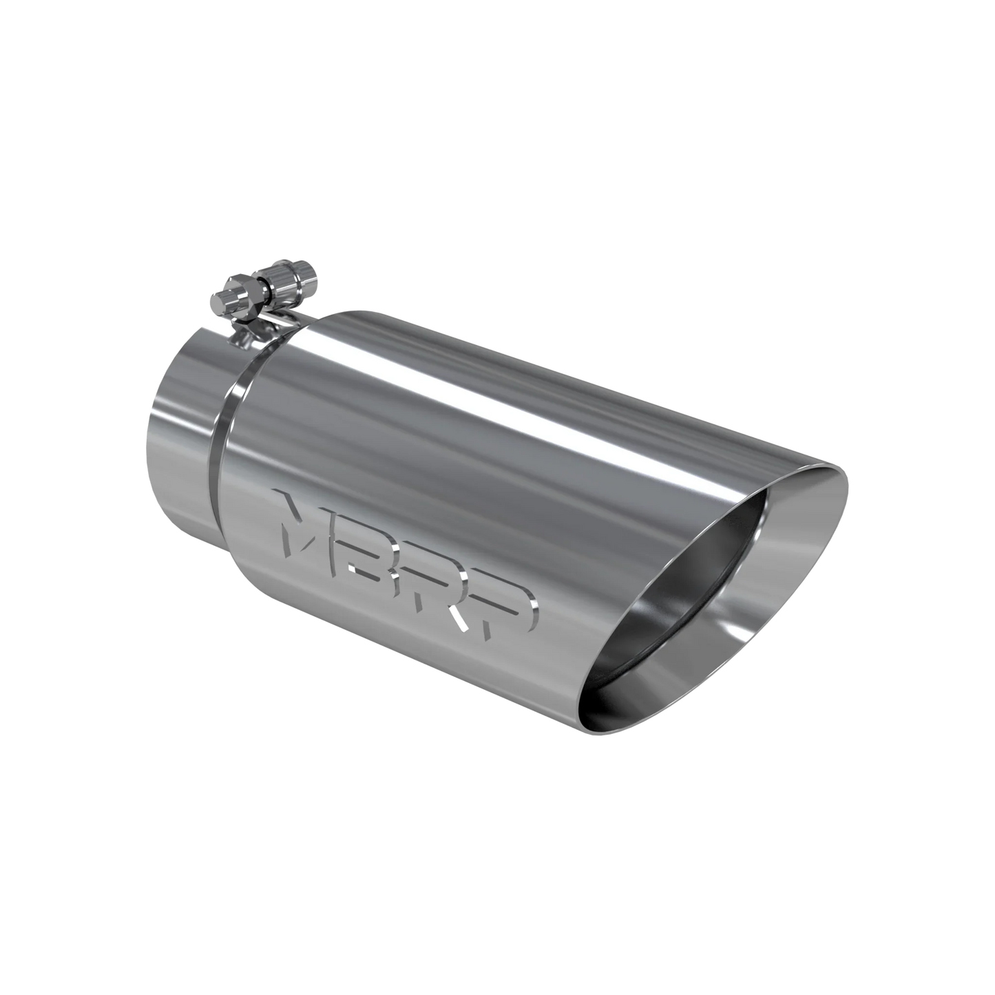 MBRP T5053 Exhaust Tip - 5" OD Dual Wall Angled 4" inlet 12" length | T304 Stainless