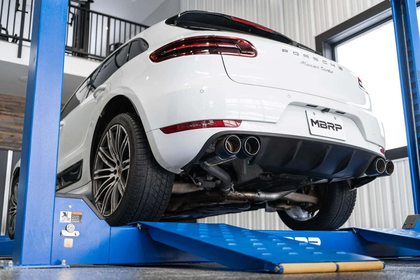 MBRP S56023CF Axle-Back Exhaust System - 2014-2025 Porsche Macan Turbo / S / GTS (Race) | T304 Stainless