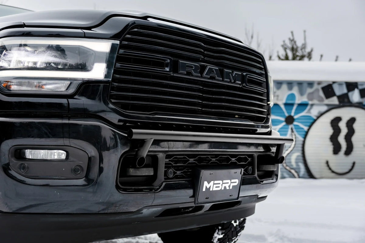 MBRP 19-26 RAM 2500 Black-Coated Bumper Light Bracket
