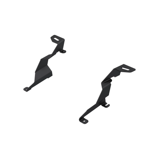 MBRP 23-26 Ford F250/F350/F450 SD Black-Coated Ditch Light Brackets