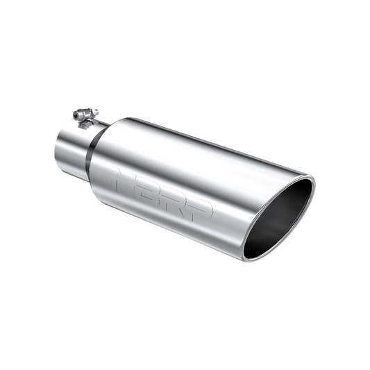 MBRP T5130 Exhaust Tip - 6" OD; Rolled end; 4" ID; 18" length | T304 Stainless