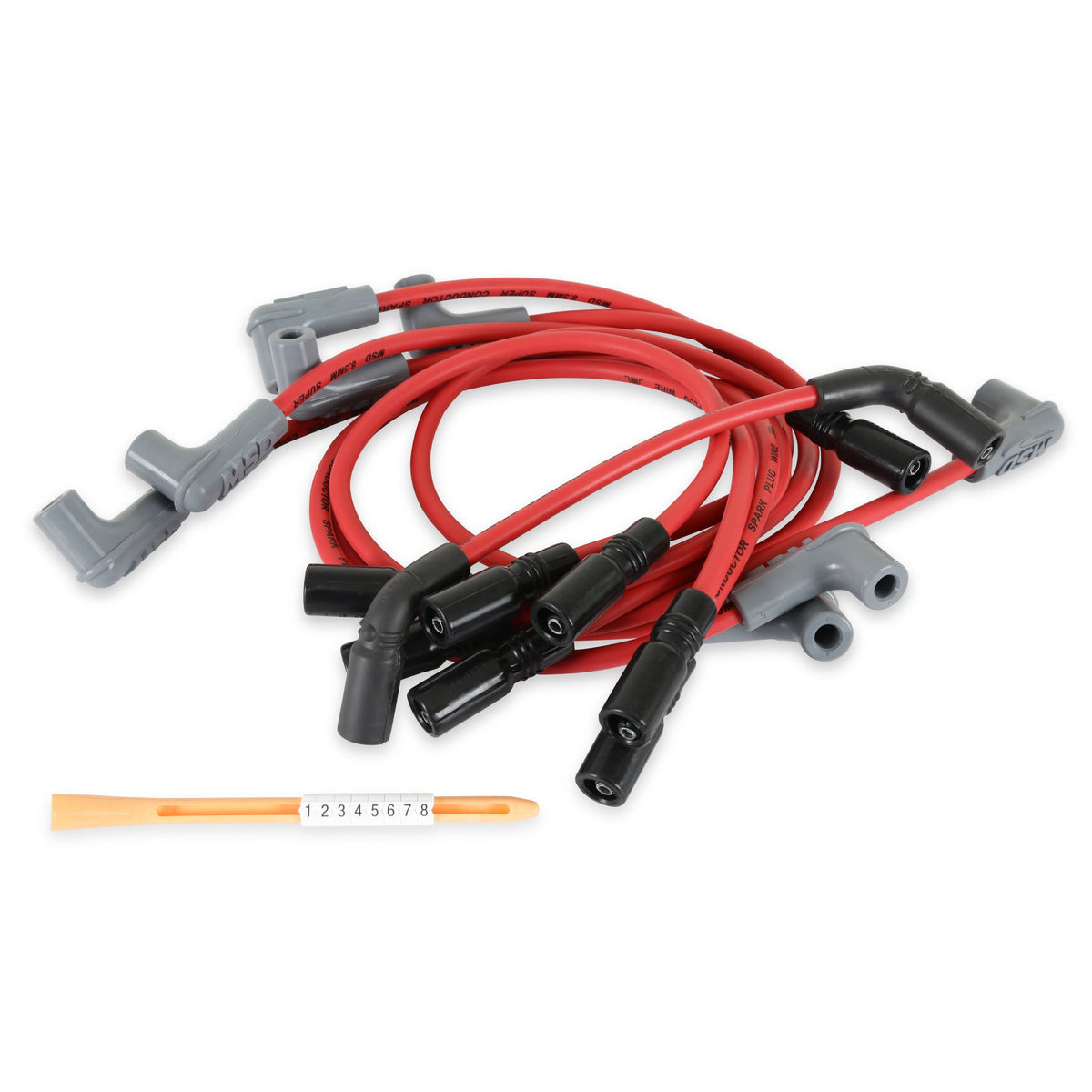 MSD 32169 Super Conductor Spark Plug Wire Set, Fits Chevy Tahoe, Sub.Vort. V8, '96-'97