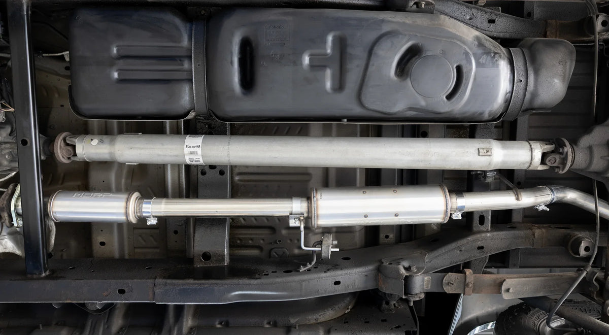 MBRP 15-20 Ford F-150 3in Single Side Exit Armor BLK Catback Exhaust