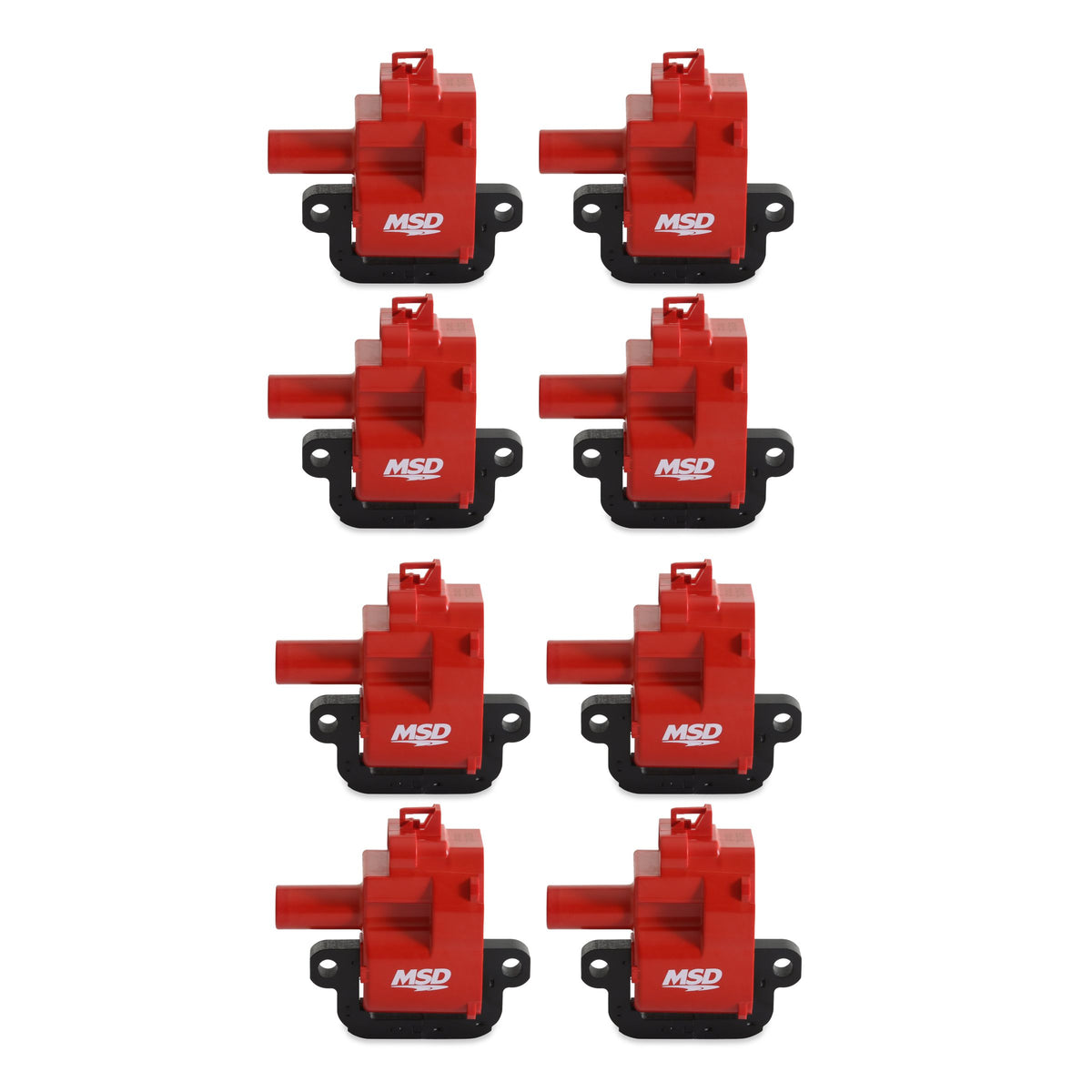 MSD 82628 Coil - GM LS Blaster Series - LS1/LS6 Engines - Red - 8-Pack