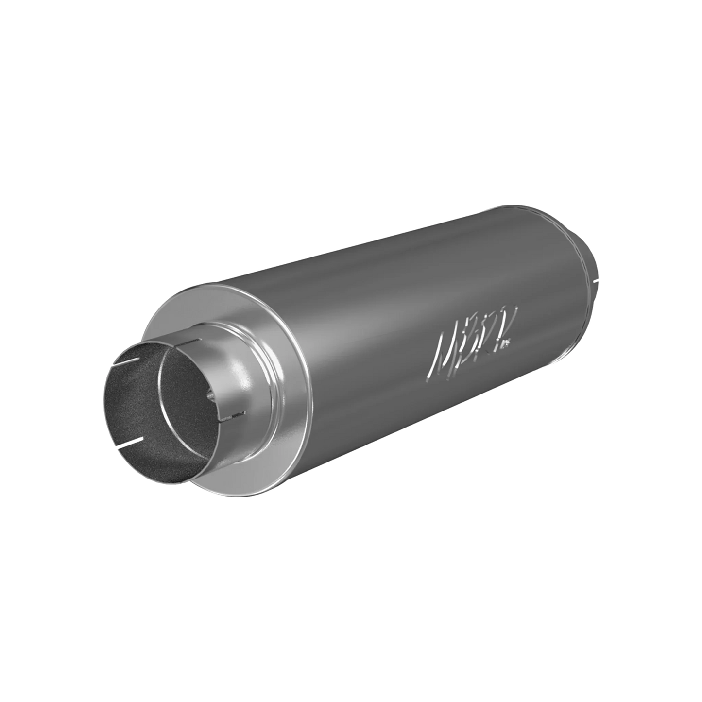MBRP M2220S Universal Muffler - 5" in/out, 8" body, 31" overall, Quiet Tone | T409 Stainless