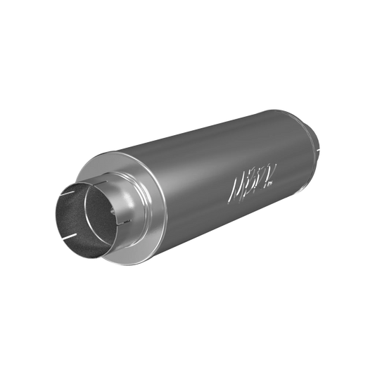 MBRP M2220S Universal Muffler - 5" in/out, 8" body, 31" overall, Quiet Tone | T409 Stainless