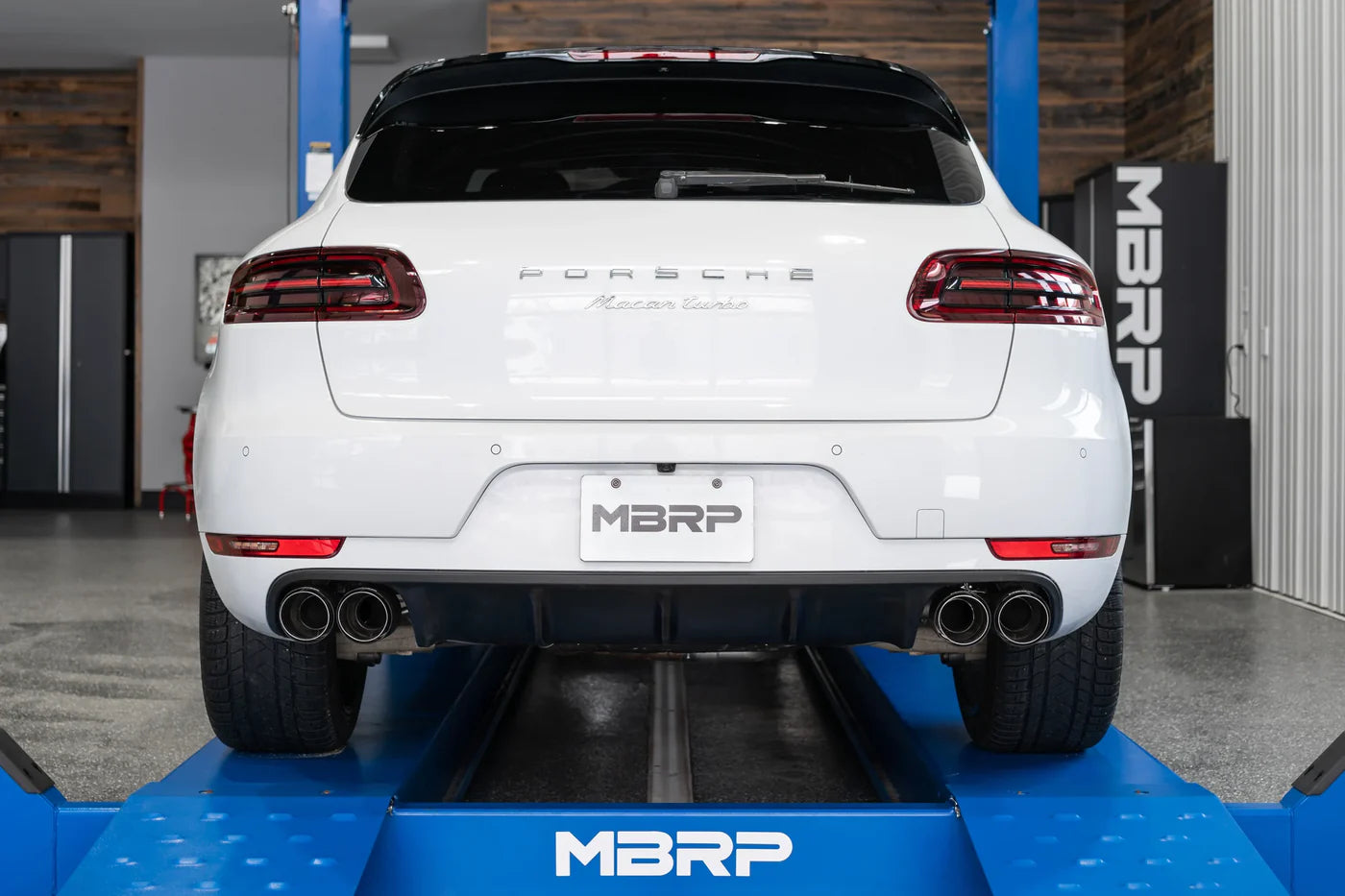 MBRP S56023CF Axle-Back Exhaust System - 2014-2025 Porsche Macan Turbo / S / GTS (Race) | T304 Stainless